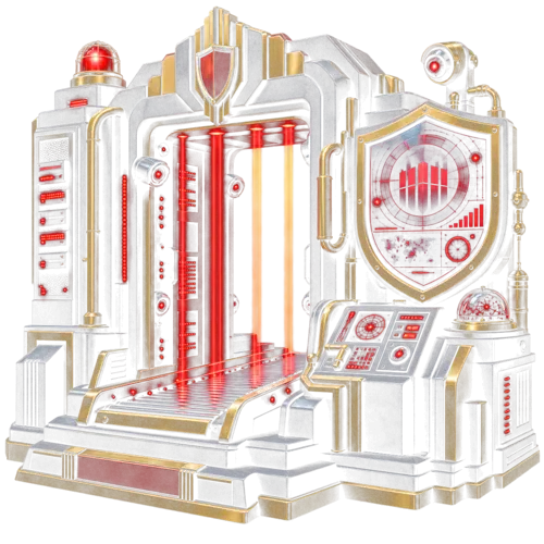 Art Deco industrial security gateway machine for MCP Abilities - Wordfence