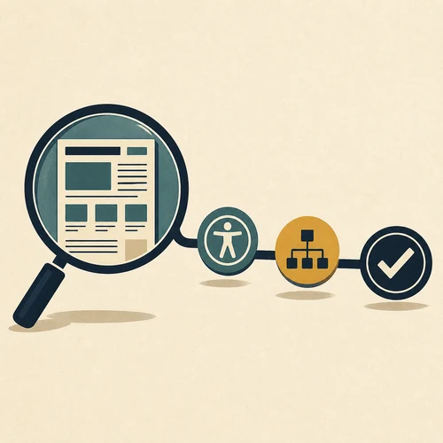 Useful structured website found through search and trust checks