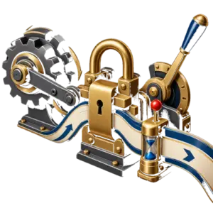 Art Deco URL protection mechanism blocking automated route changes while allowing deliberate and temporary overrides
