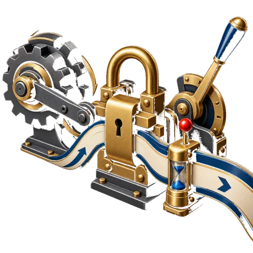Art Deco URL protection mechanism blocking automated route changes while allowing deliberate and temporary overrides