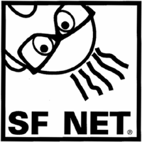 Early logo for SFnet Coffee House Network